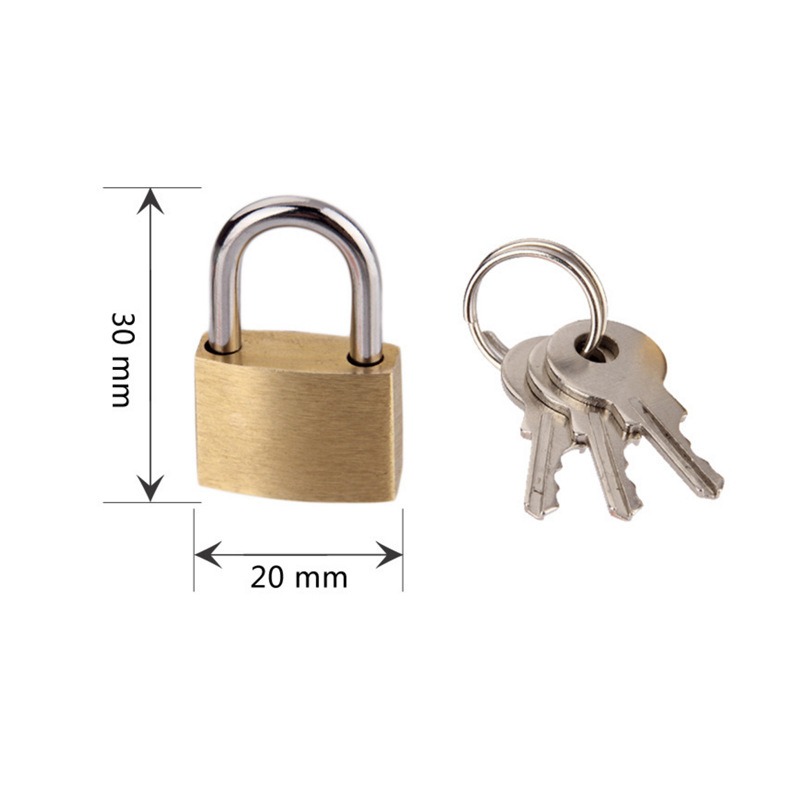 Solid Brass Padlock with 3 Key - đánh giá và giá Letter Opener Brass