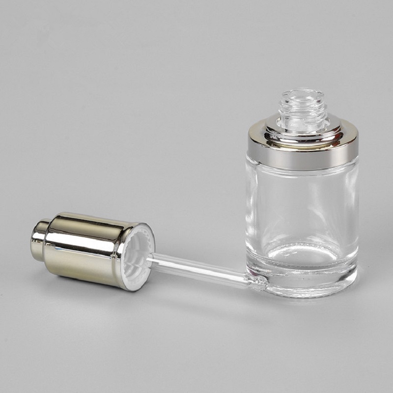 30ML clear glass bottle silver - đánh giá và giá Gel Refill Pack