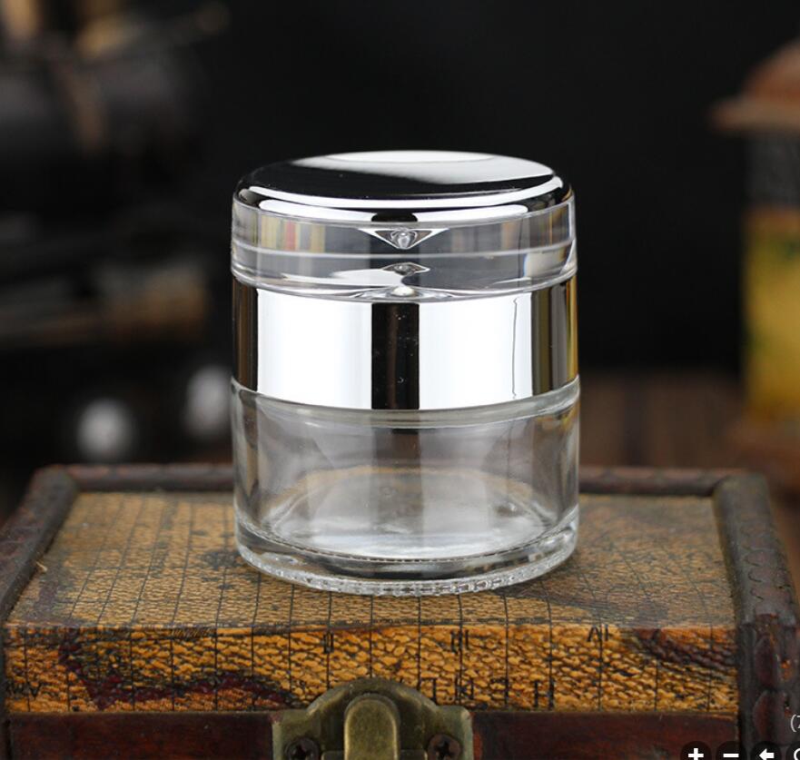 50G transparent glass jar pot  - đánh giá và giá Gel Refill Pack