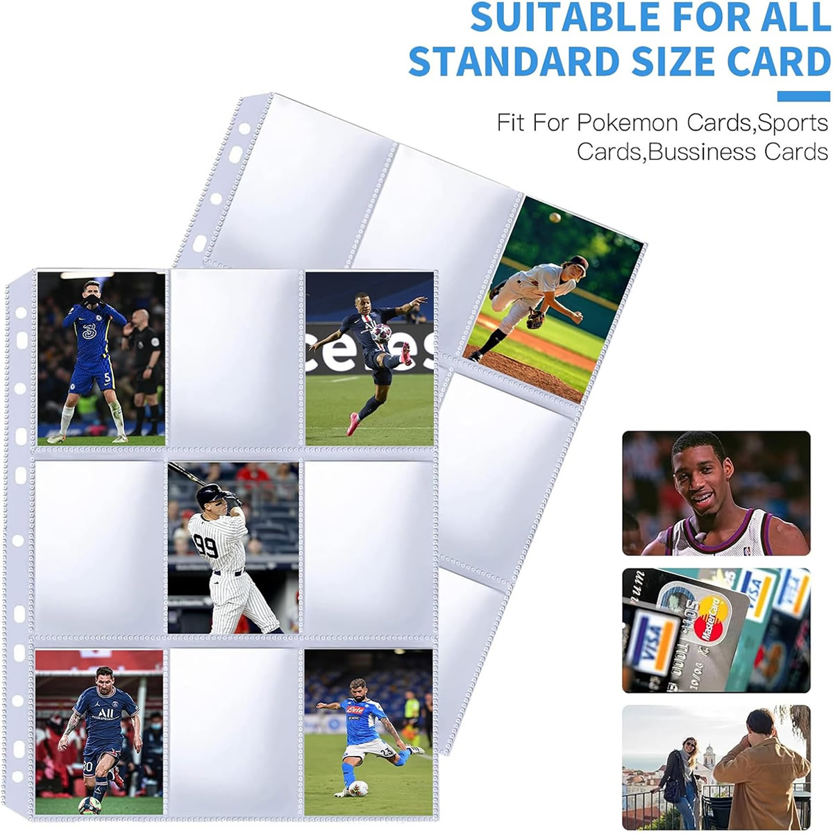50 Pack 9 Pocket Card Sleeves  - đánh giá và giá Card Index Box