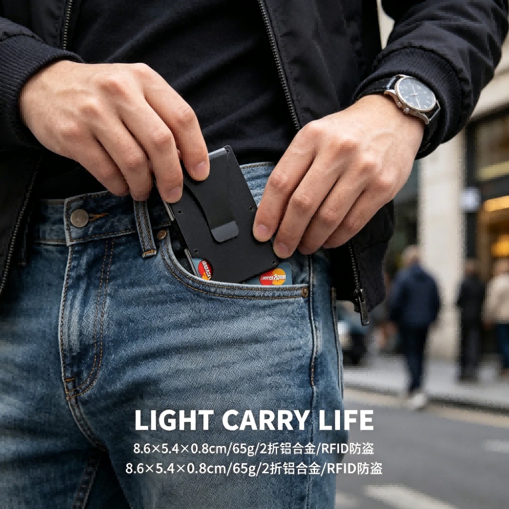 Aluminum Alloy Rfid Blocking C - đánh giá và giá Index Card Holder