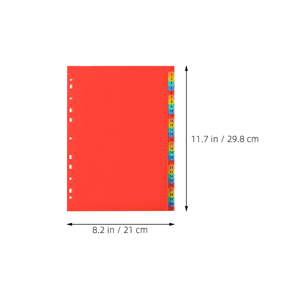 2Sets A4 Index Dividers Plasti - đánh giá và giá Tab Divider A4