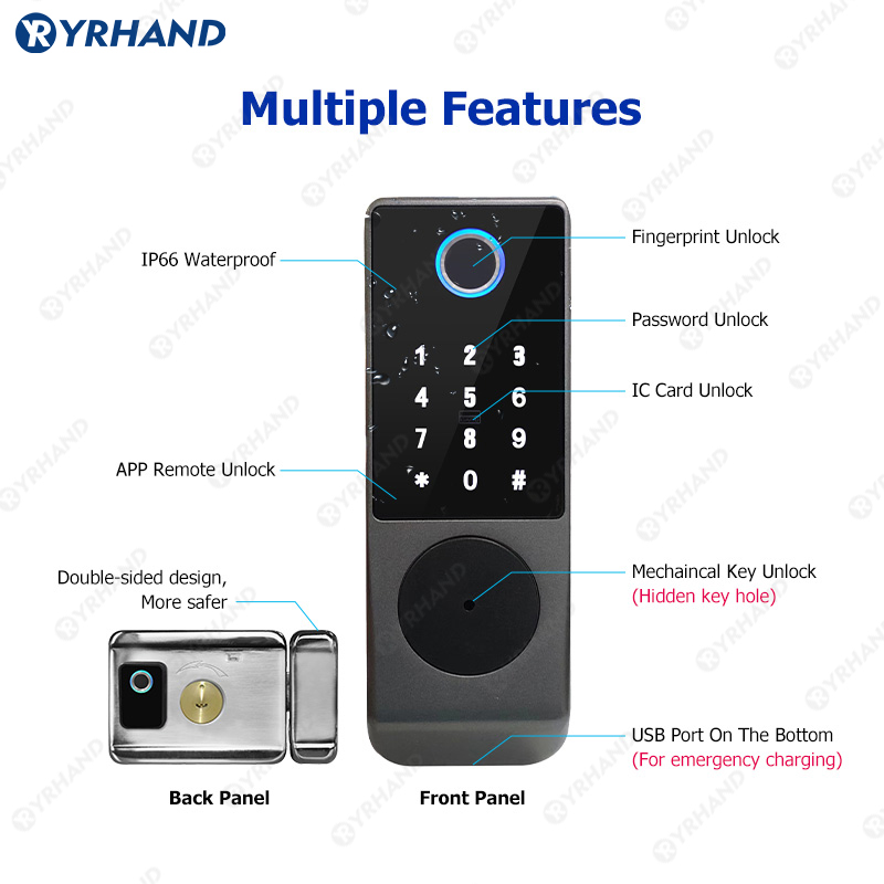 Tuya Smart lock Waterproof Wif - đánh giá và giá Letter Opener Brass
